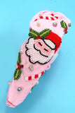 Santa Claus | Christmas Seed Bead Embellished Headband