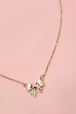 Mini Bow | Gold Necklace