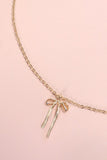 Long Bow | Gold Necklace