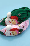 Santa Claus | Christmas Seed Bead Embellished Headband