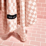 KITSCH Extra Large Quick-Dry Towel Wrap | Terracotta Checker