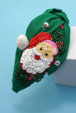 Santa Claus | Christmas Seed Bead Embellished Headband