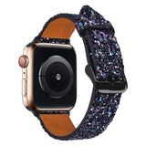 Shiny Glitter Apple Watch Band | Midnight