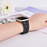 Shiny Glitter Apple Watch Band | Midnight