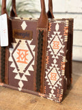 Wrangler Canvas Crossbody Mini Tote Bag | Coffee