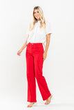Judy Blue 90s Straight Jeans | Red