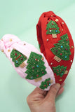 Trees | Christmas Seed Bead Embellished Headband