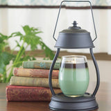 Hurricane Lantern | Lamp Candle Warmer | Black