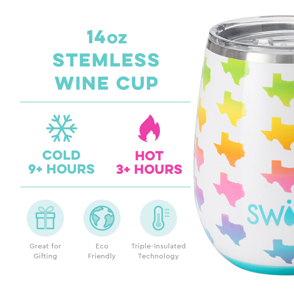 Swig 14 oz Stemless Wine Cup - Party Animal