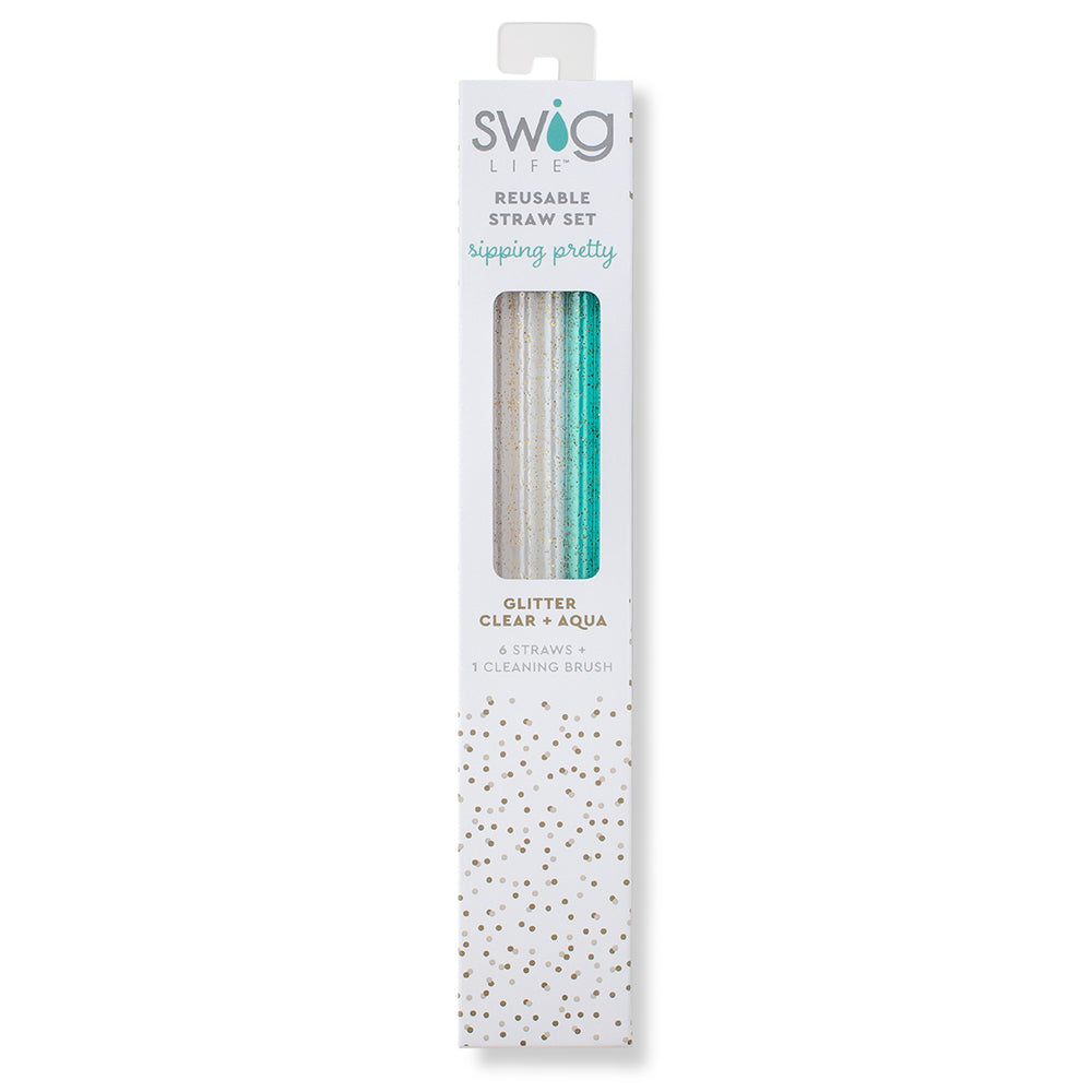 Santa Baby Swig Reusable Straw Set