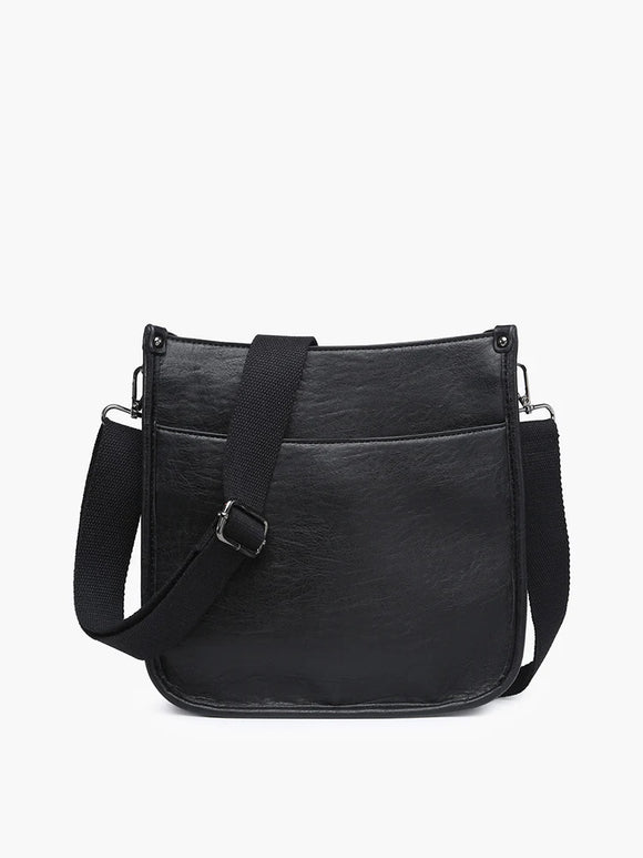 Posie Vegan Leather Bag | Black