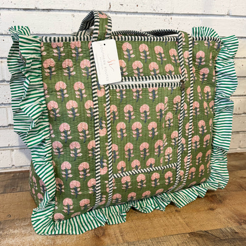 Quilted Mixed Fabric Bags