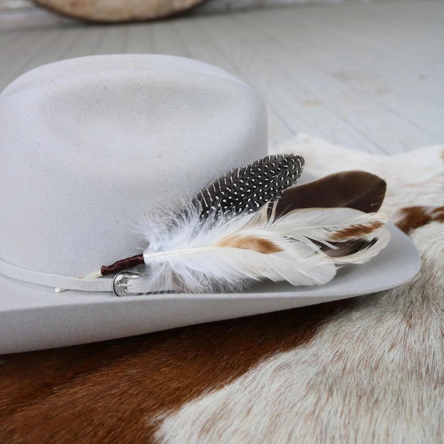 Hat Bands + Feathers + Pins