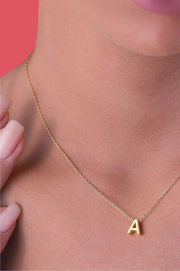 Gold Initial Necklace | Various