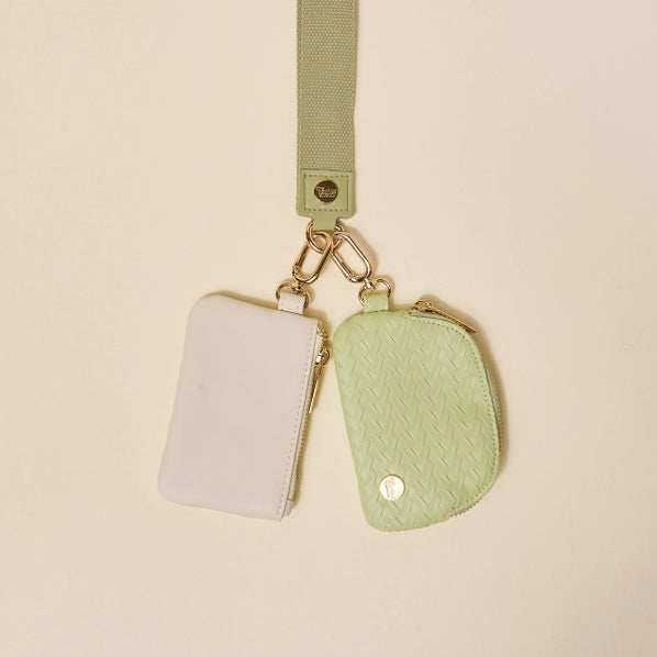 Dynamic Duo Wristlet Pouches | Luxe Sage
