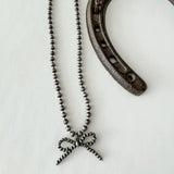 Navajo Bow Coquette Necklace | Silver