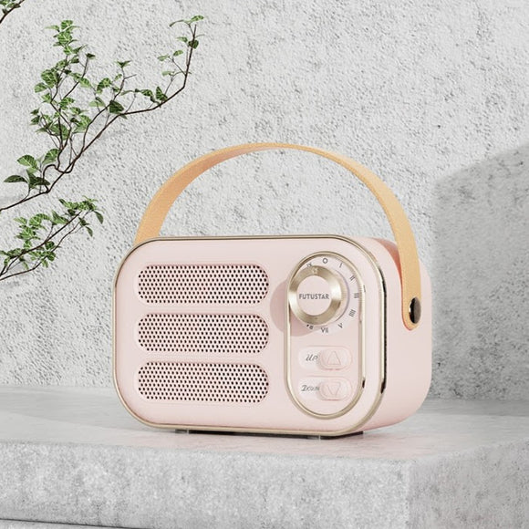 Retro Mini Bluetooth Speaker | Pink