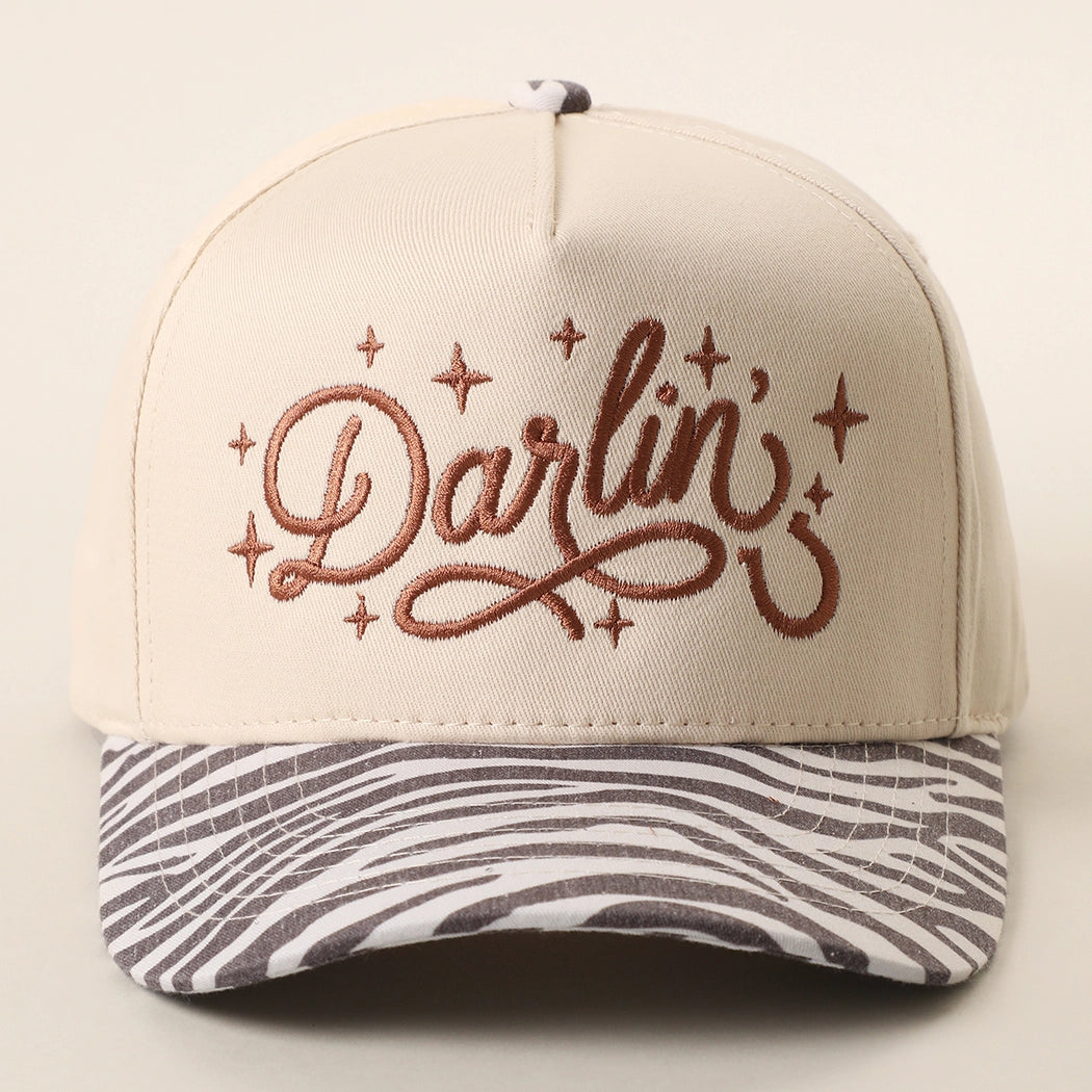 Darlin' Trucker Cap | Zebra