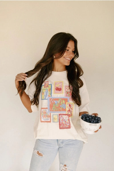 Fruit Stamps Fruit Of The Spirit Tee | Off White