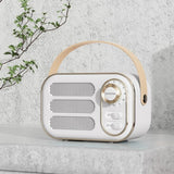 Retro Mini Bluetooth Speaker | White