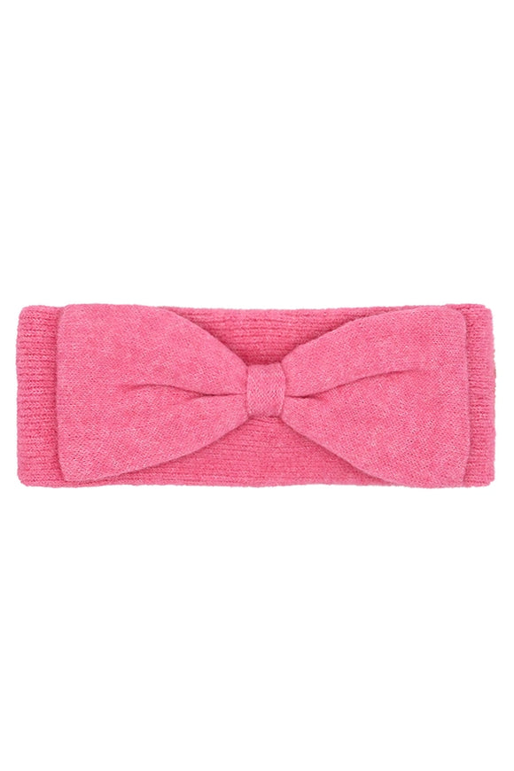 C.C. Bow Knit Head Wrap | Pink