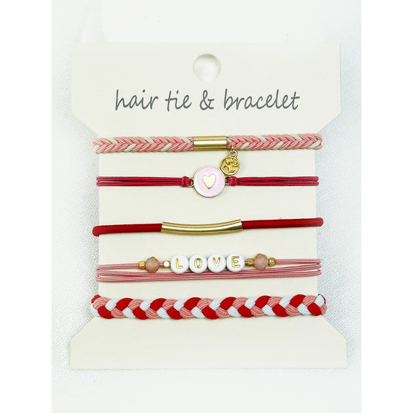 Boho Knot Hair Tie/Bracelet Set | Various