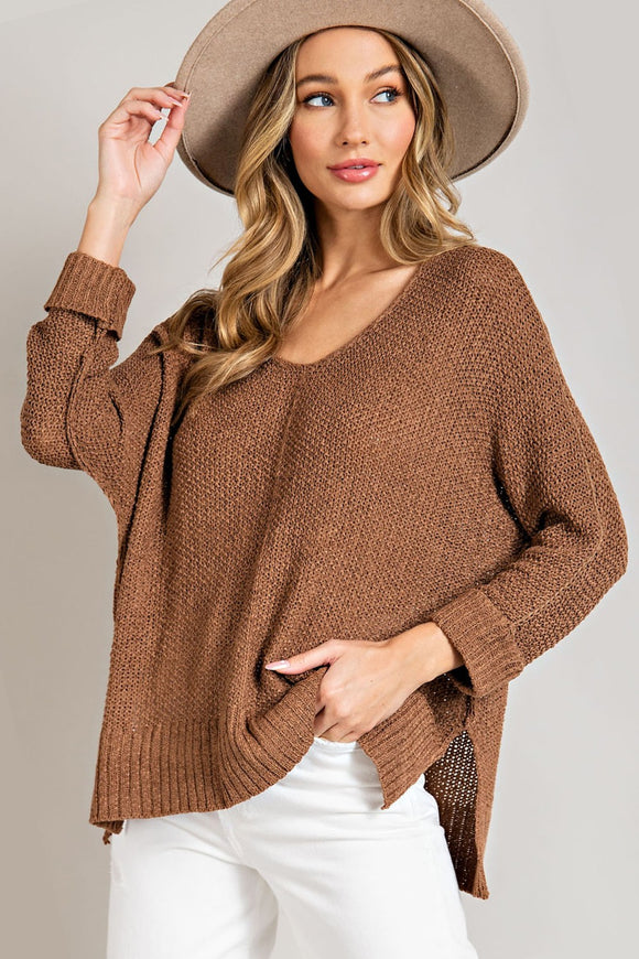 Knit Slouchy Sweater | Coco