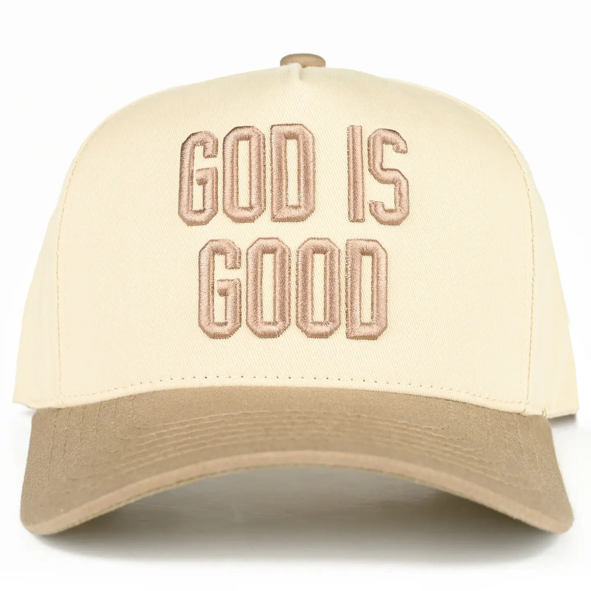 God Is Good Trucker Cap | Beige