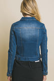Stretchy Denim Jacket | Dark Wash