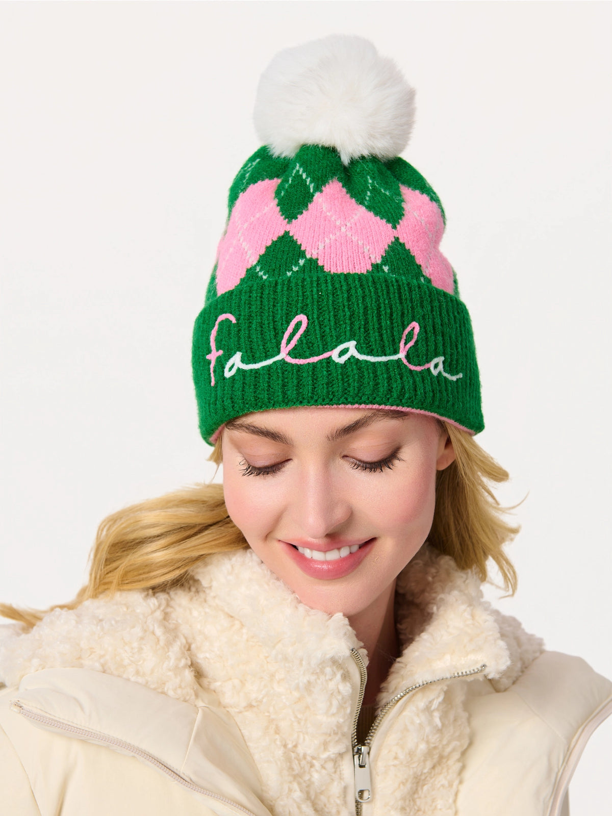 Fa La La Pom Beanie | Green