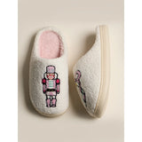 Nutcracker & Ornament | Christmas Fuzzy Slippers