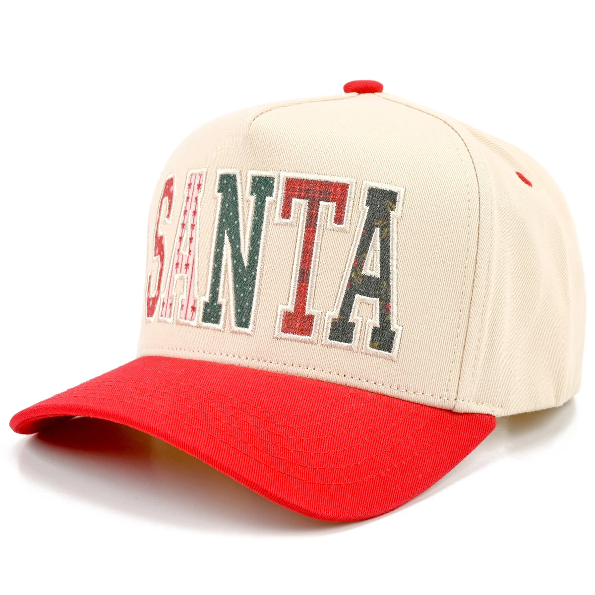 Santa Festive Canvas Cap | Red