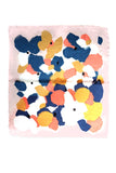 Silky Bandana Scarf | Floral Colorblock
