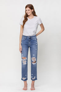 High Rise Straight Jeans | Flying Monkey
