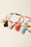 Silicone Coated Bangle Keychain | Various