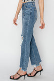 Risen Jeans | High Rise Crop Straight