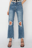 Risen Jeans | High Rise Crop Straight