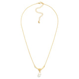Knotted Pearl Pendant Chain | Gold Necklace
