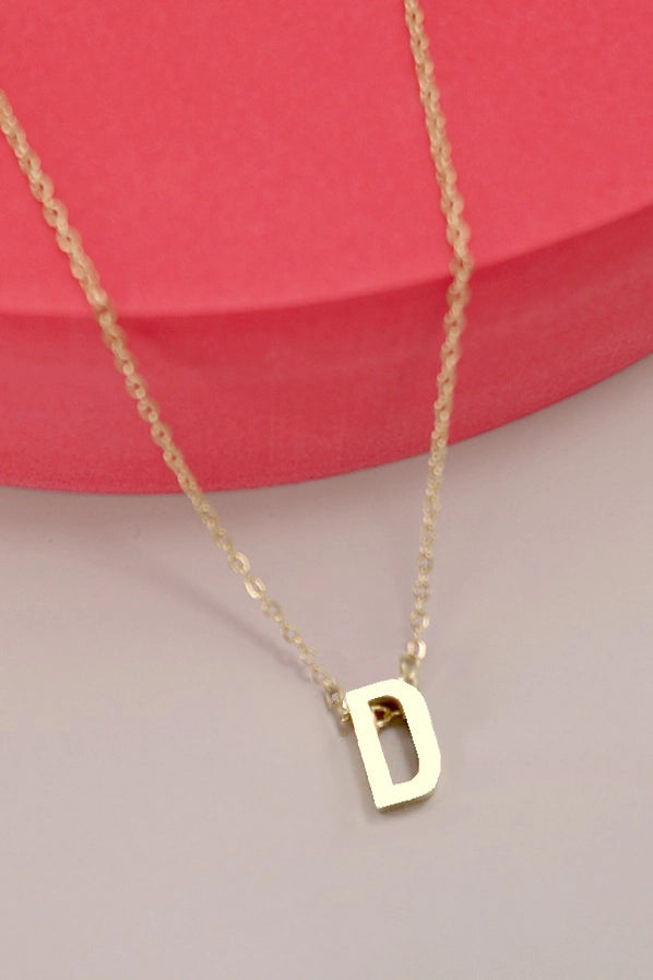 Gold Initial Necklace | Various