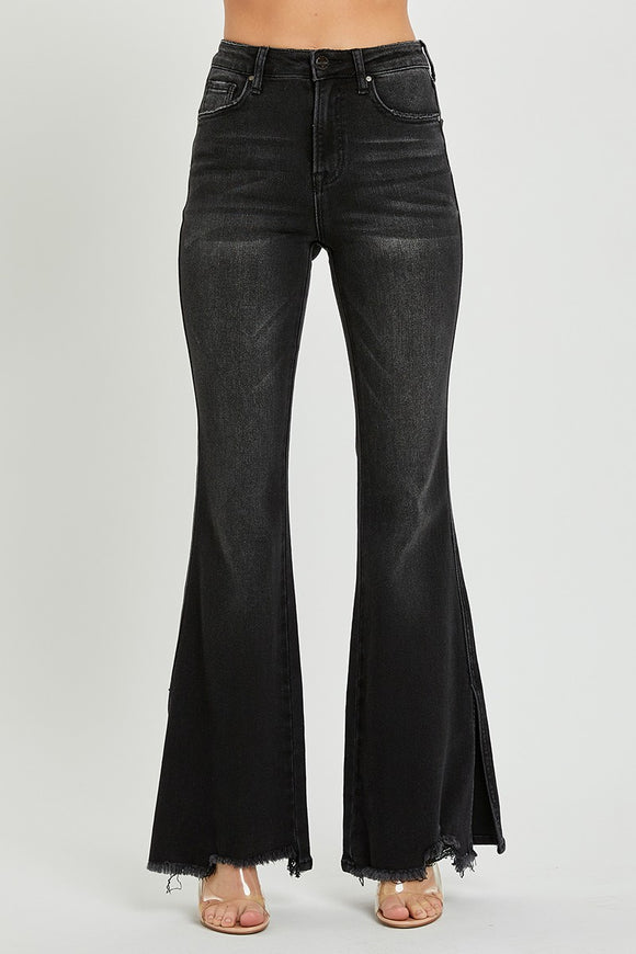 Risen Jeans High Rise Black Flare Jeans – Cycle of Heart