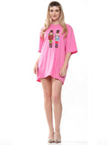 Sequin Nutcracker Tunic Top/Dress | Pink