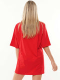 Sequin Nutcracker Tunic Top/Dress | Red