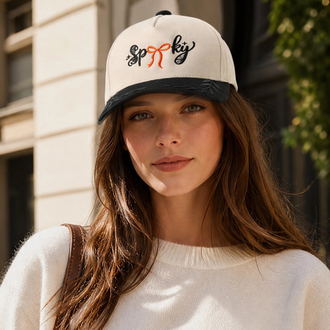 Spooky Bow Trucker Cap | Black