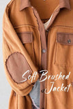 Oversized Fleece Shacket | Camel