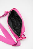Crossbody Nylon Belt Bag | Fuchsia