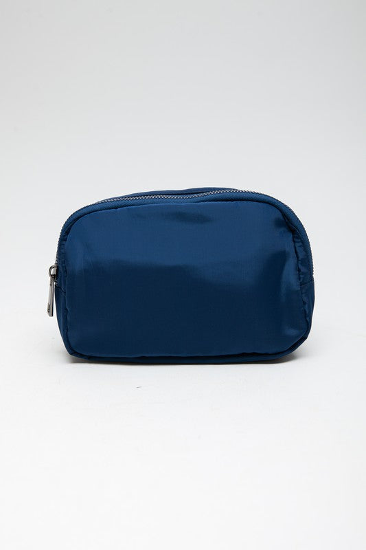 Crossbody Nylon Belt Bag | Navy