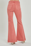 Risen Jeans | High Rise Patch Pocket Peach Blossom