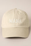 Mama Embroidered Cap | Sand
