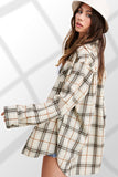 Button Down Plaid Flannel Top | Bone