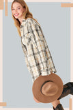 Button Down Plaid Flannel Top | Bone